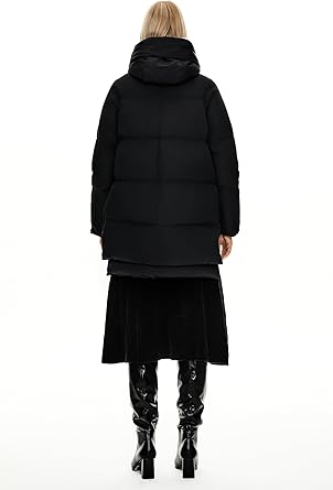 Chaqueta de plumón engrosada para mujer