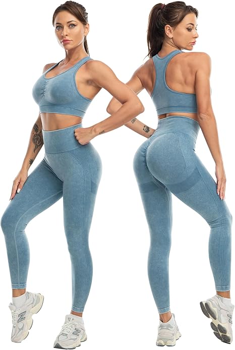 Conjuntos de entrenamiento de 3 piezas para mujer, leggings con levantamiento de glúteos con brasier deportivo de alto impacto, pantalones cortos de gimnasio